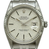 ロレックス ROLEX デイトジャスト モザイク 16014 シルバー ホワイトゴールド/ステンレススチール 自動巻き メンズ 腕時計