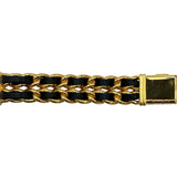 シャネル CHANEL プルミエール M H0001 ブラック ゴールドメッキ クオーツ レディース 腕時計
