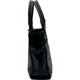 シャネル CHANEL パリビアリッツトートPM A34208 13番台 ブラック シルバー金具 PVC レディース トートバッグ