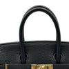 エルメス HERMES バーキン25 Z刻印 ブラック ゴールド金具 トゴ レディース ハンドバッグ