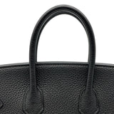 エルメス HERMES バーキン25 Z刻印 ブラック ゴールド金具 トゴ レディース ハンドバッグ