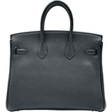 エルメス HERMES バーキン25 Z刻印 ブラック ゴールド金具 トゴ レディース ハンドバッグ