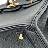エルメス HERMES バーキン25 Z刻印 ブラック ゴールド金具 トゴ レディース ハンドバッグ