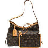 ルイ・ヴィトン LOUIS VUITTON キャリオールNM PM M46203 ブラウン モノグラムキャンバス レディース ショルダーバッグ