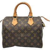 ルイ・ヴィトン LOUIS VUITTON スピーディ25 M41528 ブラウン モノグラムキャンバス レディース ハンドバッグ