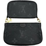 ルイ・ヴィトン LOUIS VUITTON ミュルティ・ポシェット・アクセソワール M80399 ノワール モノグラム・アンプラント レディース ショルダーバッグ