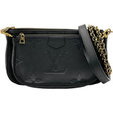 ルイ・ヴィトン LOUIS VUITTON ミュルティ・ポシェット・アクセソワール M80399 ブラック モノグラム・アンプラント レディース ショルダーバッグ
