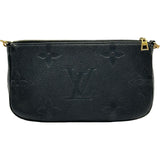 ルイ・ヴィトン LOUIS VUITTON ミュルティ・ポシェット・アクセソワール M80399 ブラック モノグラム・アンプラント レディース ショルダーバッグ