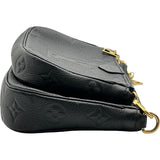 ルイ・ヴィトン LOUIS VUITTON ミュルティ・ポシェット・アクセソワール M80399 ブラック モノグラム・アンプラント レディース ショルダーバッグ