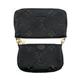 ルイ・ヴィトン LOUIS VUITTON ミュルティ・ポシェット・アクセソワール M80399 ノワール モノグラム・アンプラント レディース ショルダーバッグ