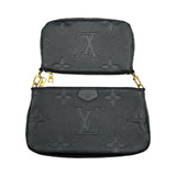 ルイ・ヴィトン LOUIS VUITTON ミュルティ・ポシェット・アクセソワール M80399 ノワール モノグラム・アンプラント レディース ショルダーバッグ