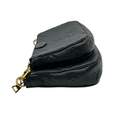 ルイ・ヴィトン LOUIS VUITTON ミュルティ・ポシェット・アクセソワール M80399 ノワール モノグラム・アンプラント レディース ショルダーバッグ