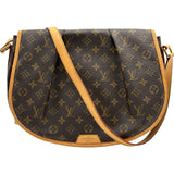 ルイ・ヴィトン LOUIS VUITTON メニルモンタンMM M40473 ブラウン モノグラムキャンバス レディース ショルダーバッグ