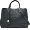 ルイ・ヴィトン LOUIS VUITTON モンテーニュGM M41069 ブラック モノグラム・アンプラント レディース ショルダーバッグ