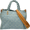 ルイ・ヴィトン LOUIS VUITTON レットゴー M24897 ブルー デニム レディース ショルダーバッグ