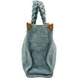 ルイ・ヴィトン LOUIS VUITTON レットゴー M24897 ブルー デニム レディース ショルダーバッグ