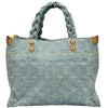 ルイ・ヴィトン LOUIS VUITTON レットゴー M24897 ブルー デニム レディース ショルダーバッグ
