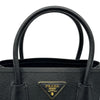 プラダ PRADA ドゥーブレ スモール 1BG443 ブラック サフィアーノレザー レディース ショルダーバッグ