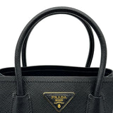 プラダ PRADA ドゥーブレ スモール 1BG443 ブラック サフィアーノレザー レディース ショルダーバッグ