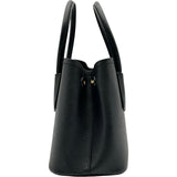 プラダ PRADA ドゥーブレ スモール 1BG443 ブラック サフィアーノレザー レディース ショルダーバッグ