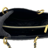 シャネル CHANEL GSTチェーントートバッグ A50995 17番台 ブラック/ゴールド金具 キャビアスキン レディース トートバッグ