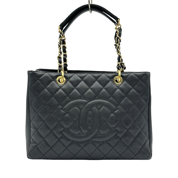 シャネル CHANEL GSTチェーントートバッグ A50995 17番台 ブラック