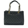 シャネル CHANEL GSTチェーントートバッグ A50995 17番台 ブラック/ゴールド金具 キャビアスキン レディース トートバッグ