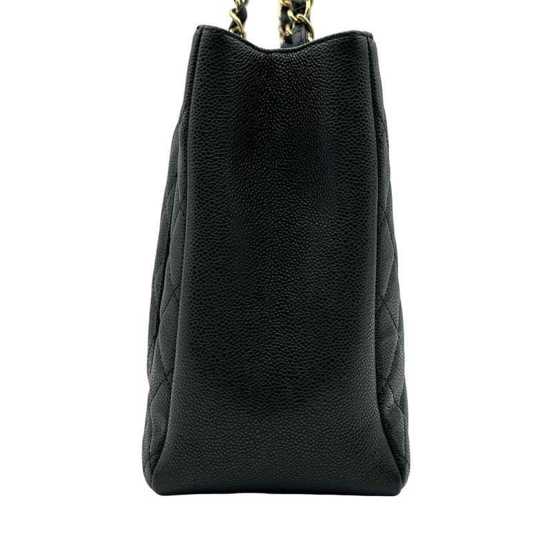 シャネル CHANEL GSTチェーントートバッグ A50995 17番台 ブラック