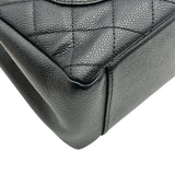 シャネル CHANEL GSTチェーントートバッグ A50995 17番台 ブラック/ゴールド金具 キャビアスキン レディース トートバッグ