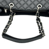シャネル CHANEL GSTチェーントートバッグ A50995 19番台 ブラック シルバー金具 キャビアスキン レディース トートバッグ