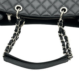 シャネル CHANEL GSTチェーントートバッグ A50995 19番台 ブラック シルバー金具 キャビアスキン レディース トートバッグ