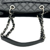 シャネル CHANEL GSTチェーントートバッグ A50995 19番台 ブラック シルバー金具 キャビアスキン レディース トートバッグ