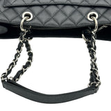 シャネル CHANEL GSTチェーントートバッグ A50995 19番台 ブラック シルバー金具 キャビアスキン レディース トートバッグ