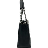 シャネル CHANEL GSTチェーントートバッグ A50995 19番台 ブラック シルバー金具 キャビアスキン レディース トートバッグ
