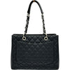 シャネル CHANEL GSTチェーントートバッグ A50995 19番台 ブラック シルバー金具 キャビアスキン レディース トートバッグ