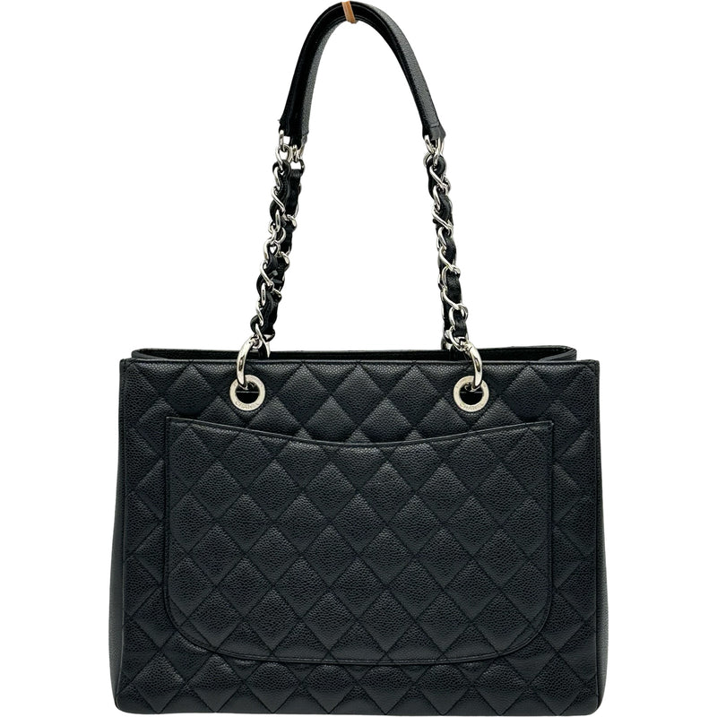 xxxxxです✥超美品シャネル CHANEL GSTトートバッグ シャネル CHANEL GSTチェーントートバッグ A50995 19番台 ブラック