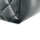 シャネル CHANEL GSTチェーントートバッグ A50995 19番台 ブラック シルバー金具 キャビアスキン レディース トートバッグ