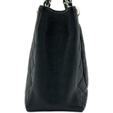 シャネル CHANEL GSTチェーントートバッグ A50995 18番台 ブラック シルバー金具 キャビアスキン レディース トートバッグ