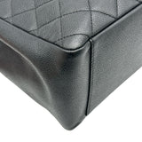 シャネル CHANEL GSTチェーントートバッグ A50995 18番台 ブラック シルバー金具 キャビアスキン レディース トートバッグ