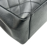シャネル CHANEL GSTチェーントートバッグ A50995 18番台 ブラック シルバー金具 キャビアスキン レディース トートバッグ