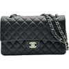 シャネル CHANEL マトラッセ25 A01112 ブラック シルバー金具 ラムスキン レディース ショルダーバッグ