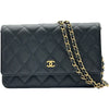 シャネル CHANEL マトラッセチェーンウォレット AP0250 30番台 ブラック ゴールド金具 キャビアスキン レディース ショルダーバッグ