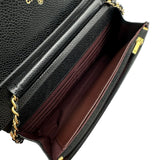 シャネル CHANEL マトラッセチェーンウォレット AP0250 30番台 ブラック ゴールド金具 キャビアスキン レディース ショルダーバッグ