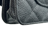 シャネル CHANEL マトラッセチェーンウォレット AP0250 30番台 ブラック ゴールド金具 キャビアスキン レディース ショルダーバッグ