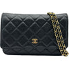 シャネル CHANEL マトラッセチェーンウォレット AP0250 ブラック ゴールド金具 キャビアスキン レディース ショルダーバッグ