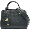 ルイ・ヴィトン LOUIS VUITTON モンテーニュBB M41053 ブラック モノグラム・アンプラント レディース ショルダーバッグ