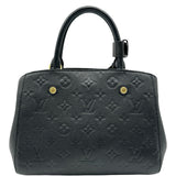 ルイ・ヴィトン LOUIS VUITTON モンテーニュBB M41053 ブラック モノグラム・アンプラント レディース ハンドバッグ