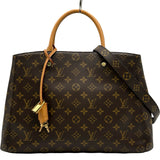 ルイ・ヴィトン LOUIS VUITTON モンテーニュGM M41067 ブラウン モノグラムキャンバス レディース ショルダーバッグ