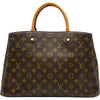 ルイ・ヴィトン LOUIS VUITTON モンテーニュGM M41067 ブラウン モノグラムキャンバス レディース ショルダーバッグ