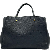 ルイ・ヴィトン LOUIS VUITTON モンテーニュGM M41069 ブラック モノグラム・アンプラント レディース ショルダーバッグ